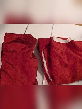Red Drapery Panels -Pair of Solid Red Curtains 52x84